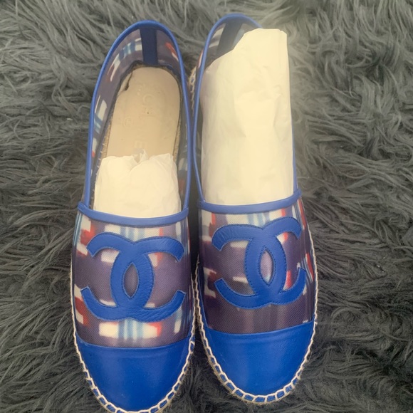 Chanel mesh and lambskin espadrilles size 41. - Picture 3 of 7
